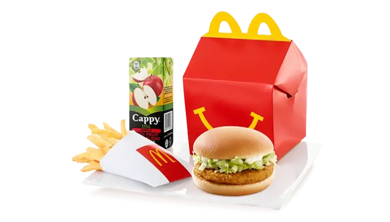 McDonalds Happy Meal With Chicken Burger