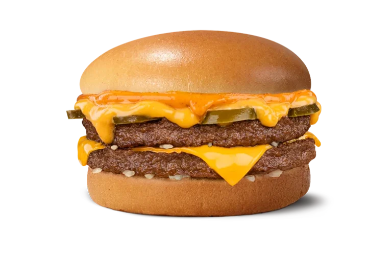 McDonalds Chilli Cheese Double Burger