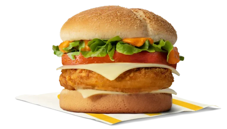 McDonalds Grand Chicken Spicy burger