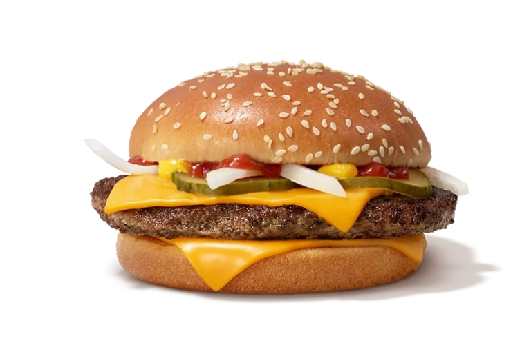 McDonalds Quarter Pounder with Cheese burger